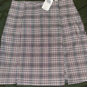 Plaid skirt